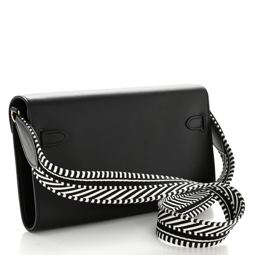 Evercolor Cavale Kelly Wallet To Go Black Ecru