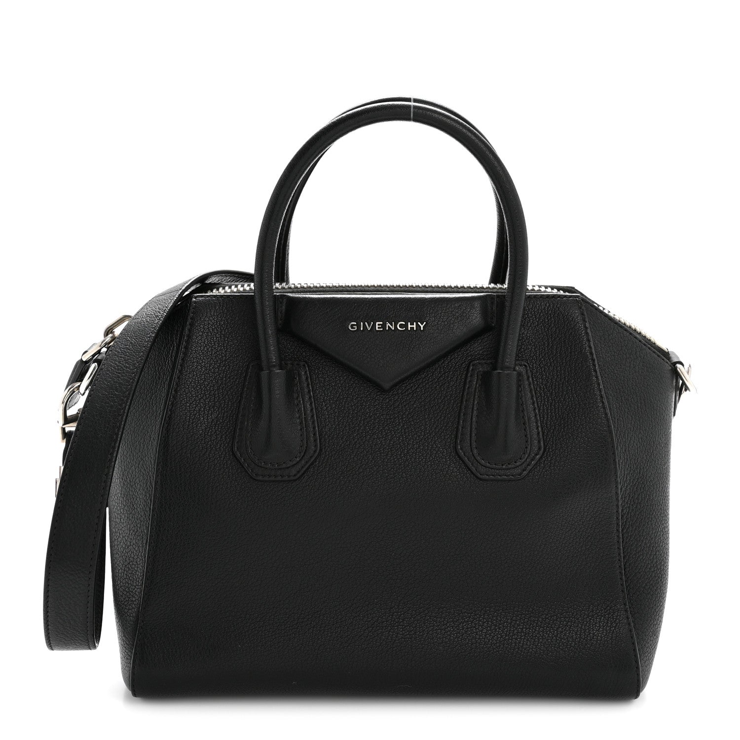 Sugar Goatskin Small Antigona Black