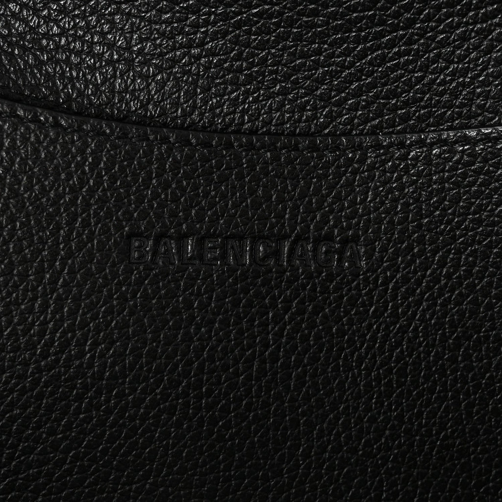 Grained Calfskin Neo Classic Black Hardware Medium City Black