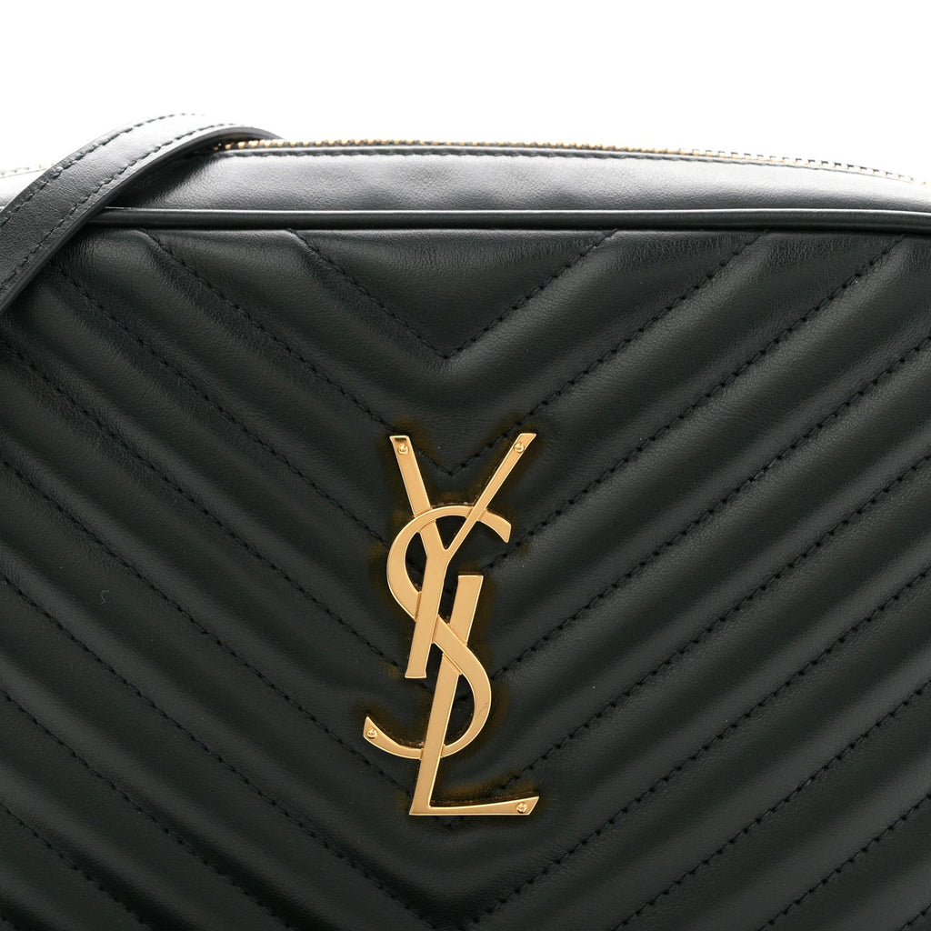 Calfskin Matelasse Monogram Lou Camera Bag Military Green