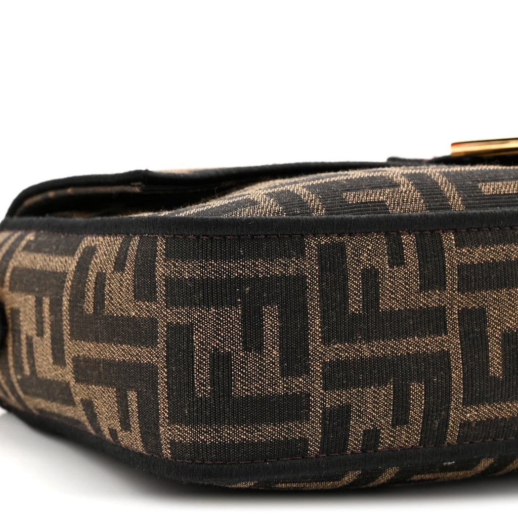 Fabric Jacquard FF 1974 Medium Baguette Tobacco Moro Black