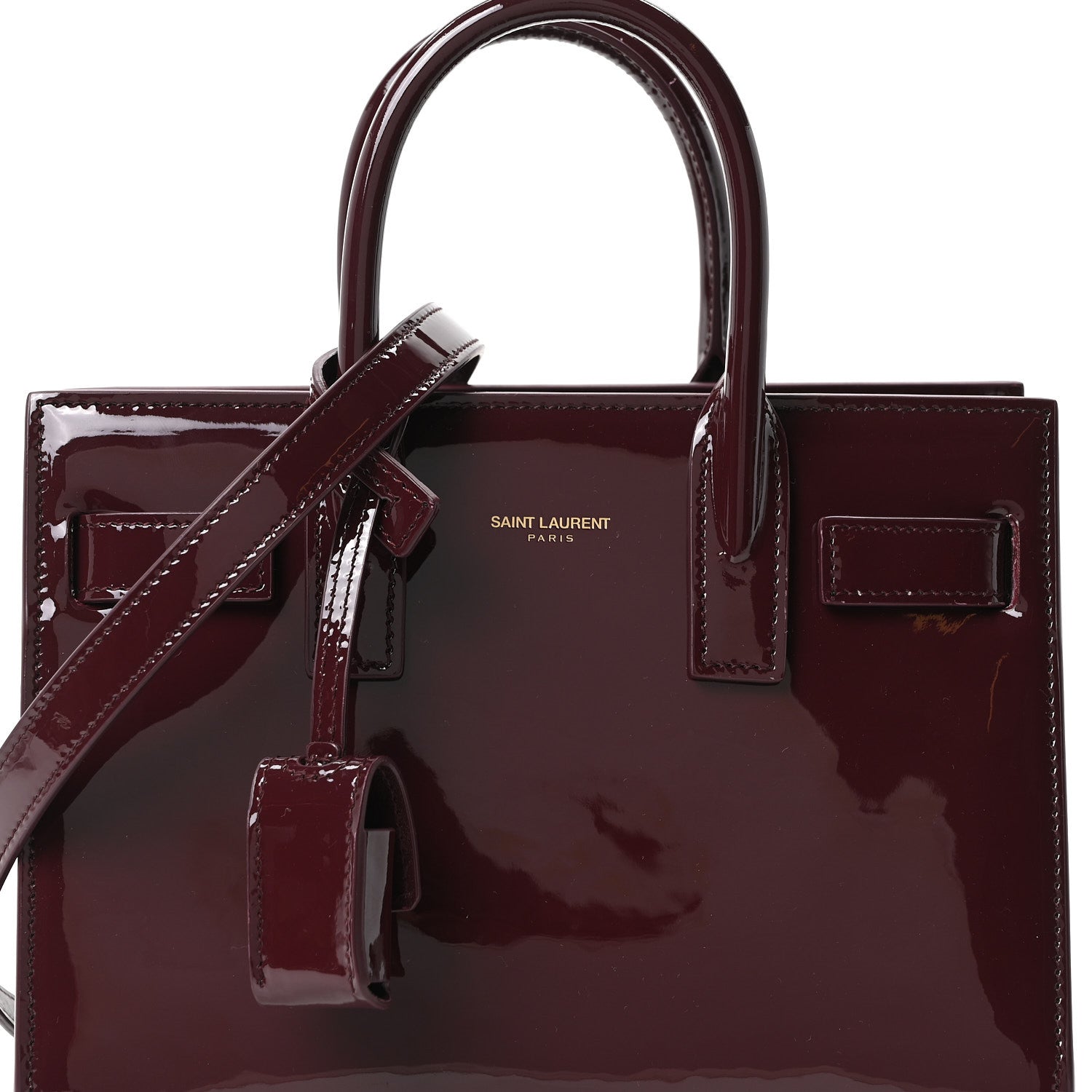 Patent Nano Sac de Jour Dark Red Wine