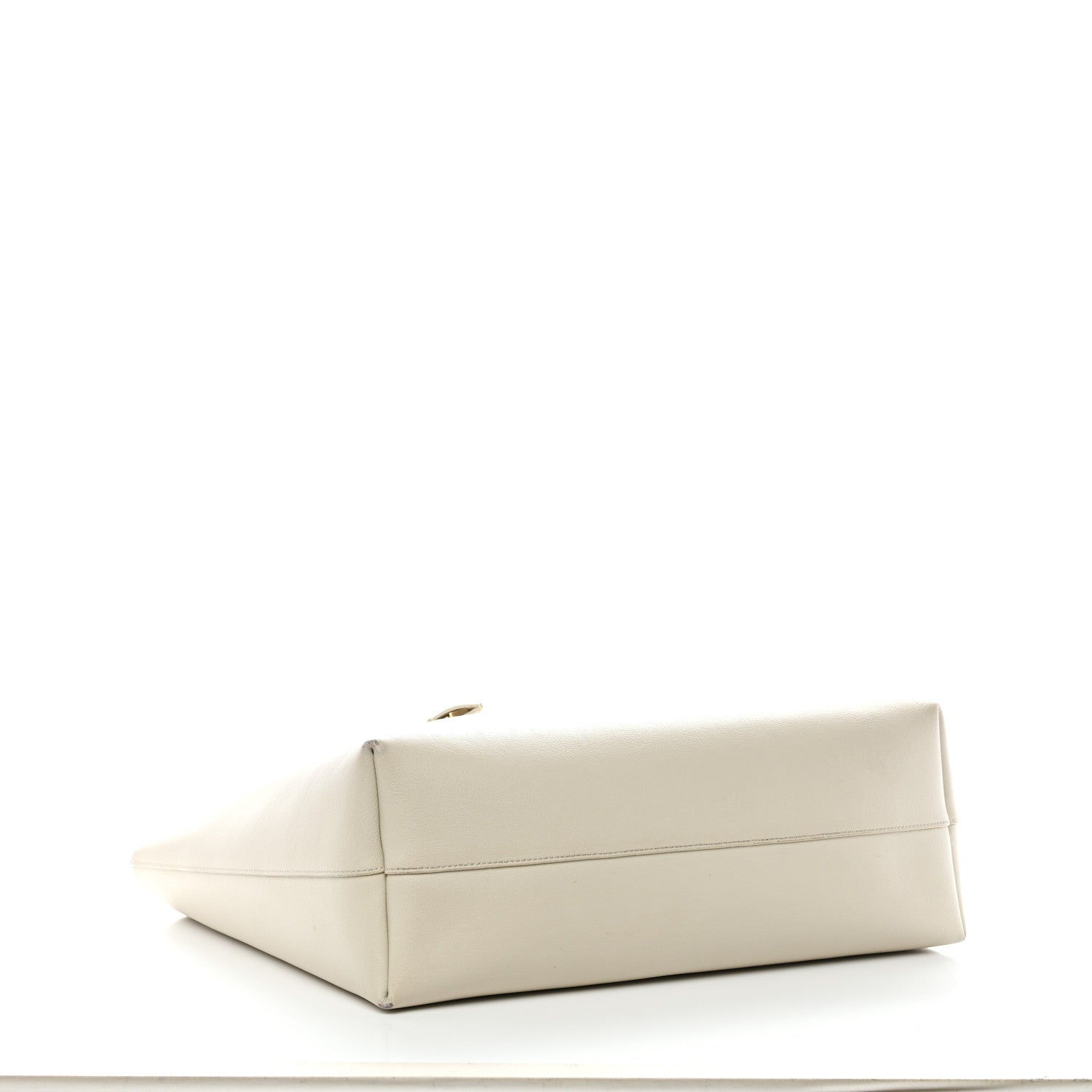 Calfskin Large Shopping Tote Porcellana