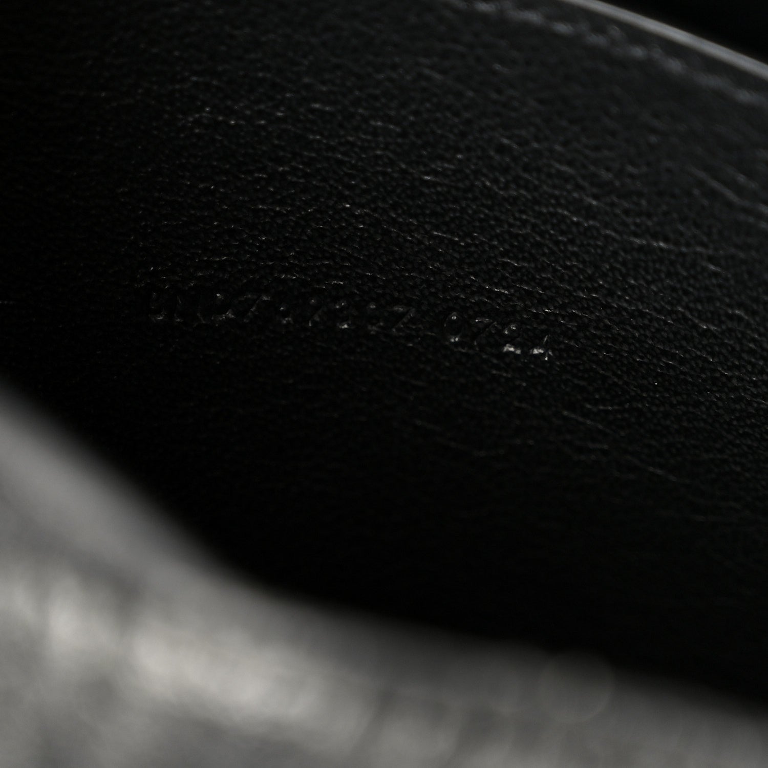 Grained Lambskin Cassandre Envelope Pouch Black