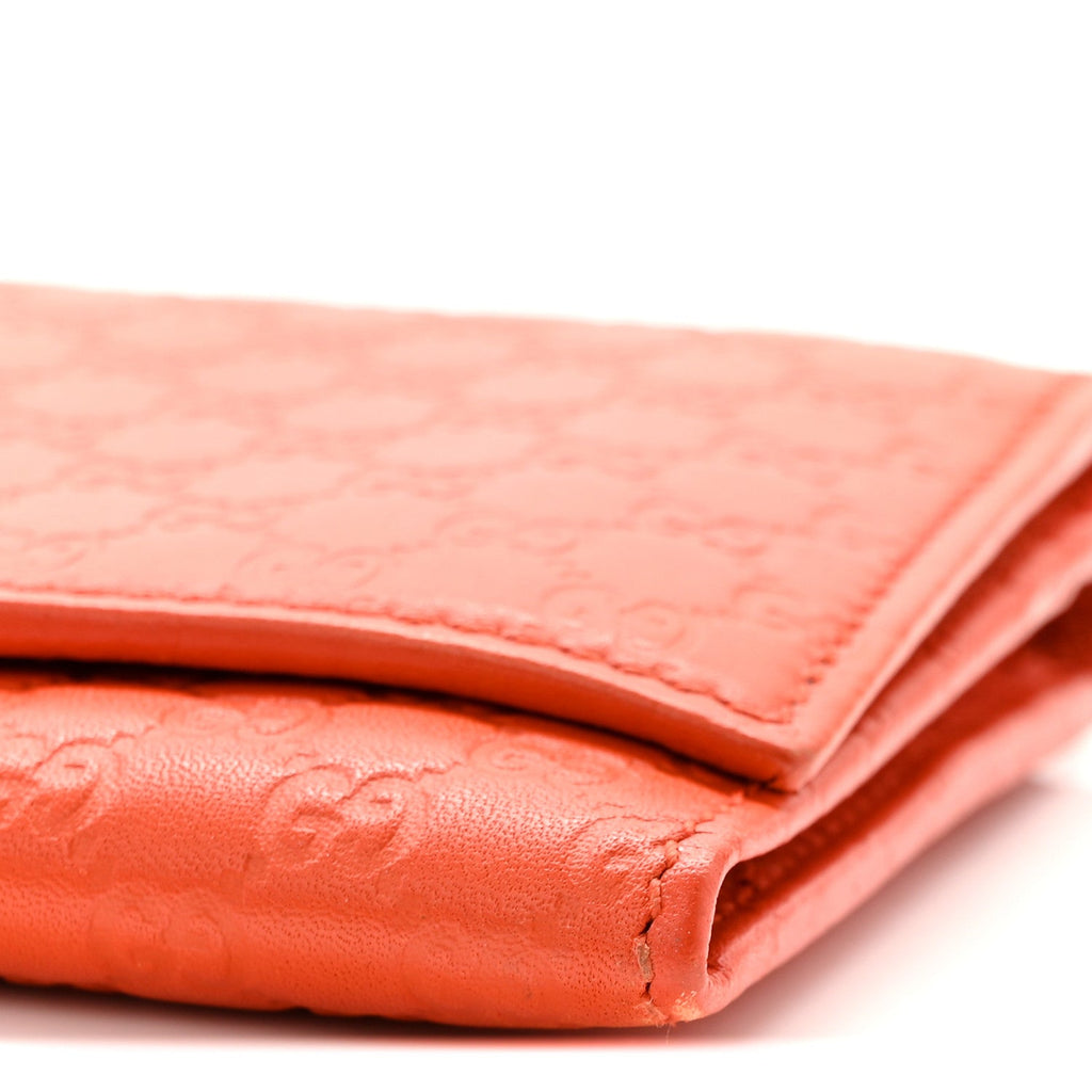 Soft Microguccissima Continental Wallet Sun Orange