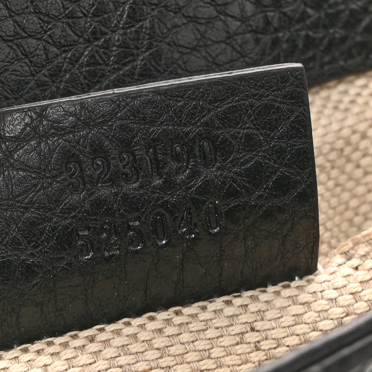 Pebbled Calfskin Small Soho Flap Crossbody Black