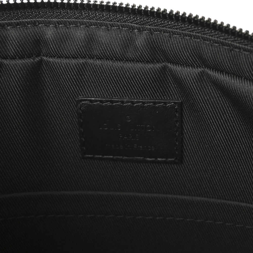 Calfskin Monogram Shadow Duo Messenger Black