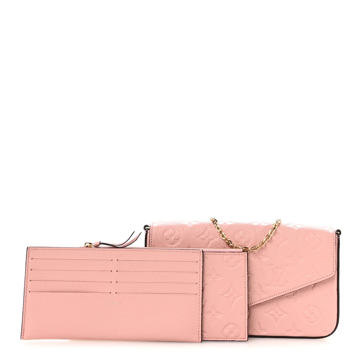 Empreinte Pochette Felicie Chain Wallet Rose Poudre