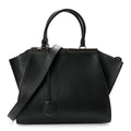 Vitello Dolce Shiny Nappa Petite 3Jours Tote Black