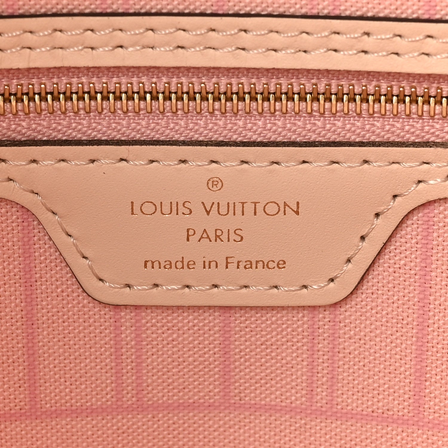 Damier Azur Braided Neverfull MM Pink