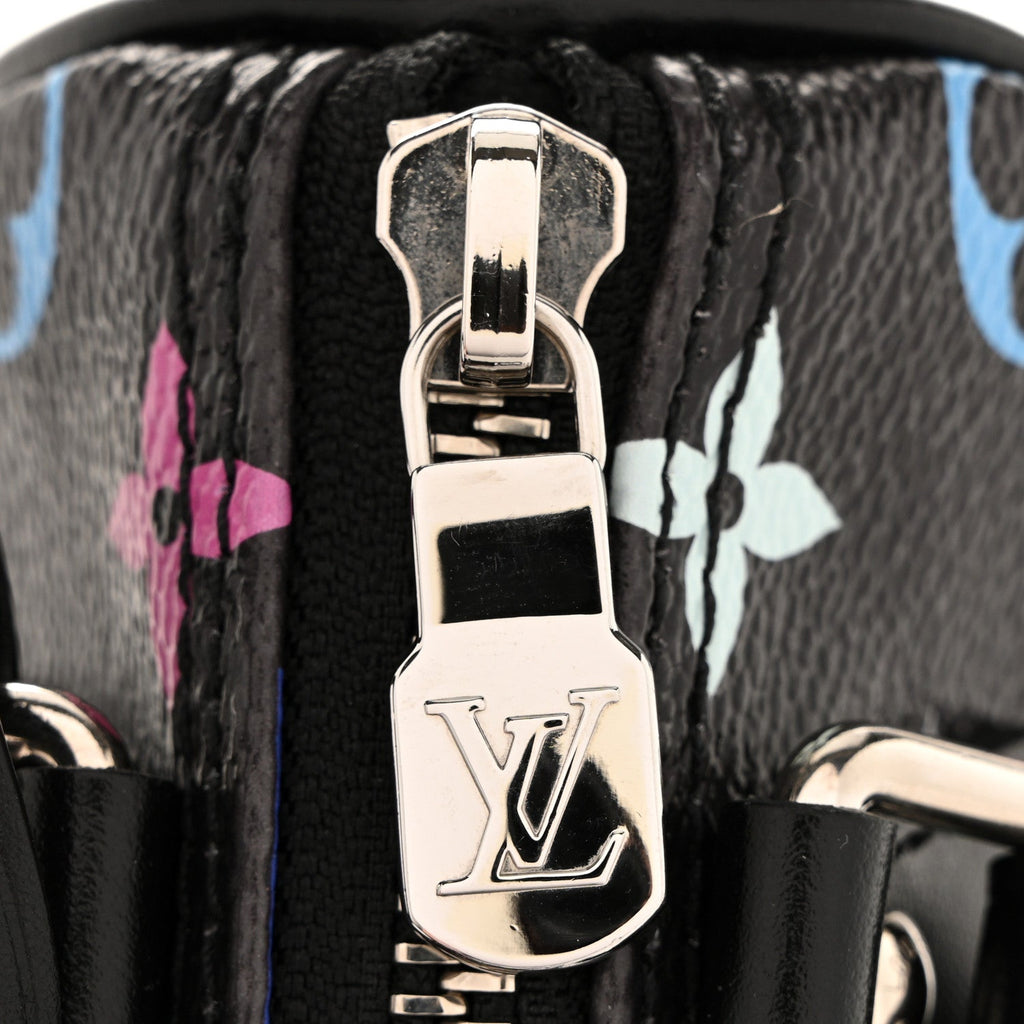 LV X TM Monogram Multicolor Nano Speedy Black
