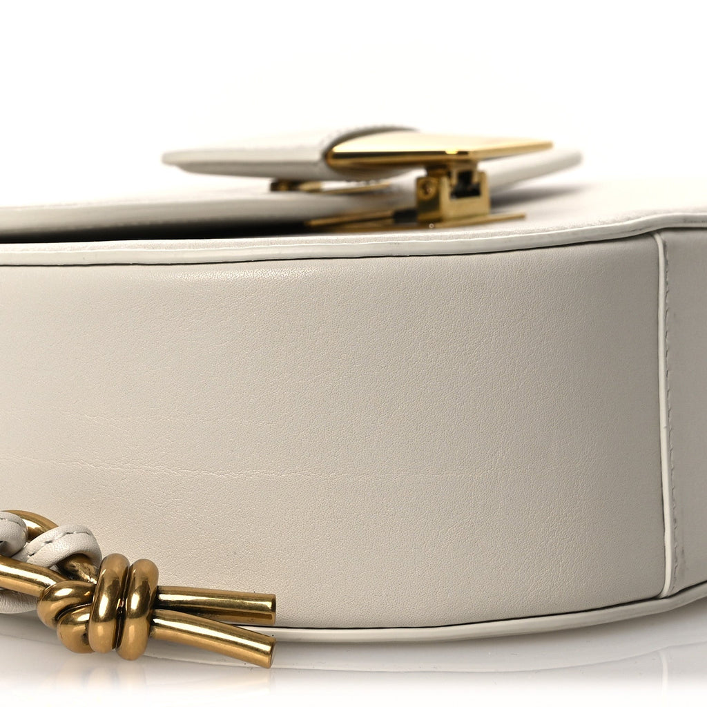 Calfskin Small Desiree Crossbody Bag Chalk