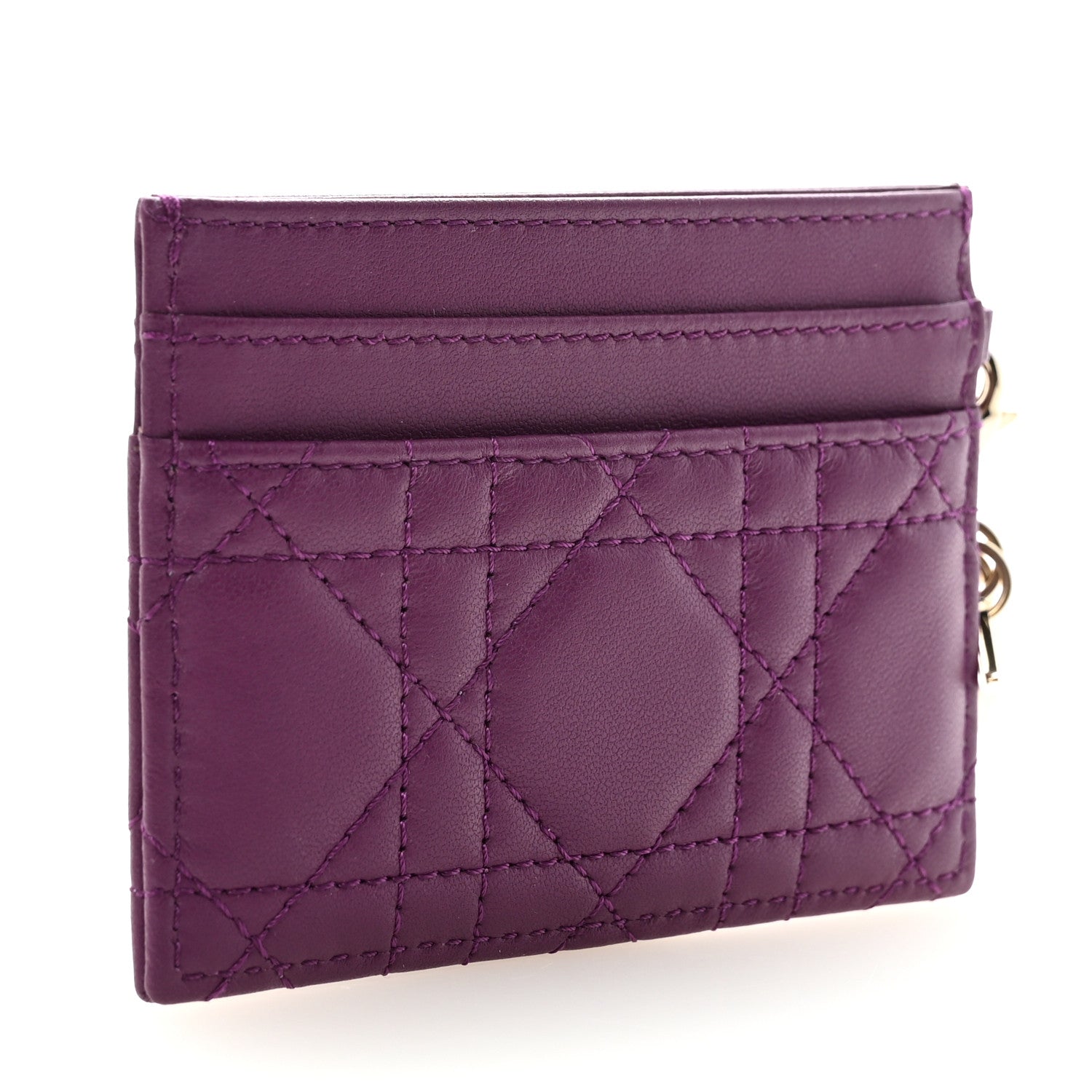 Lambskin Cannage Lady Dior  Holder More