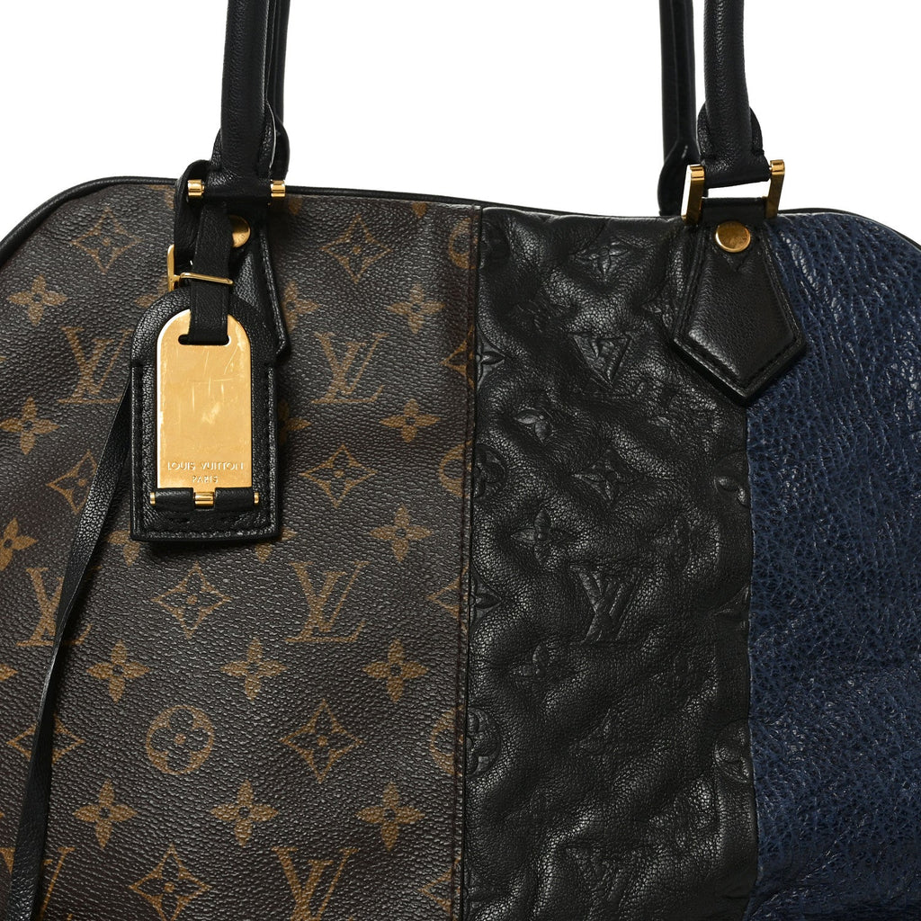 Monogram Stripes Medium Bag Marine