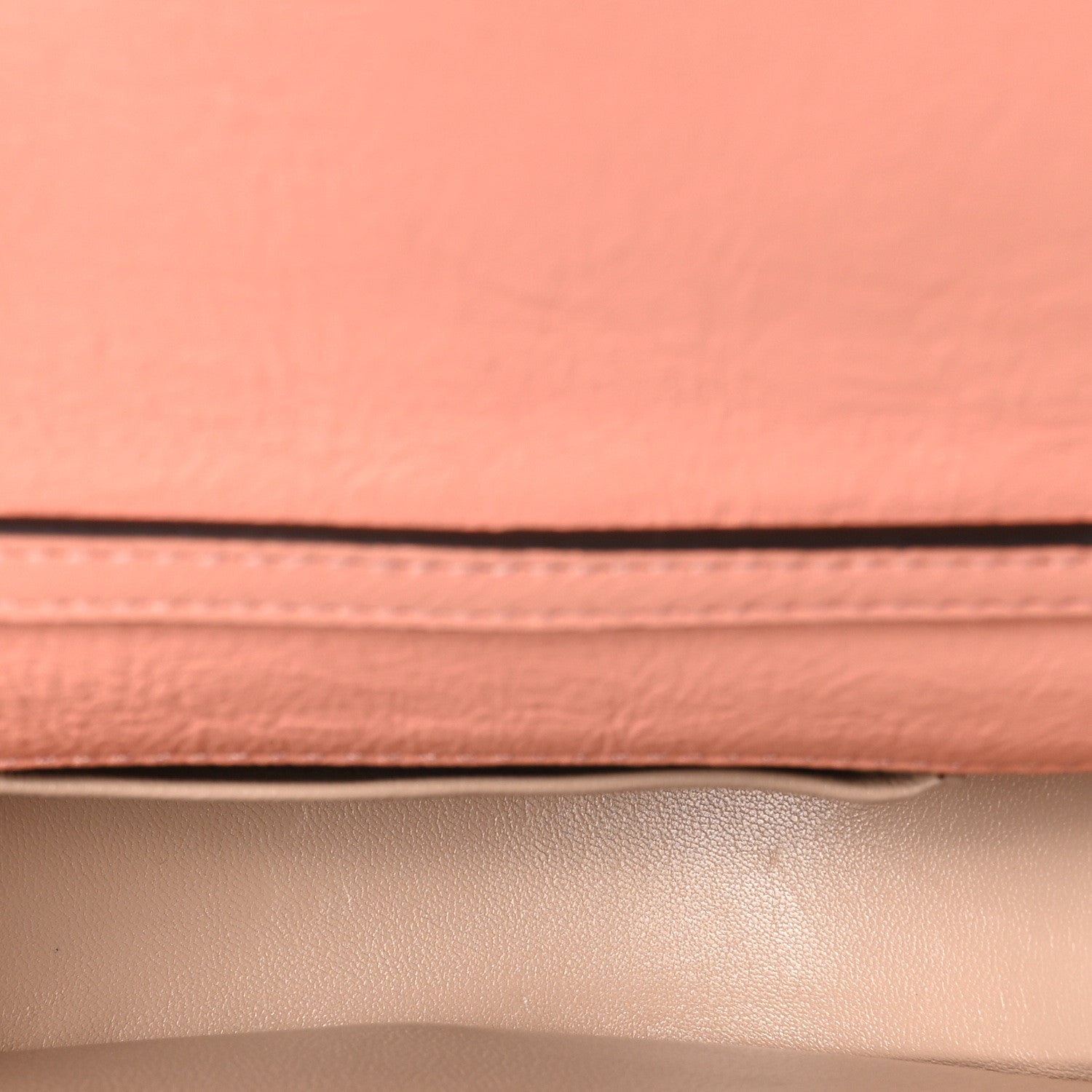 Calfskin Small Nile Bracelet Minaudiere Bag Ideal Blush