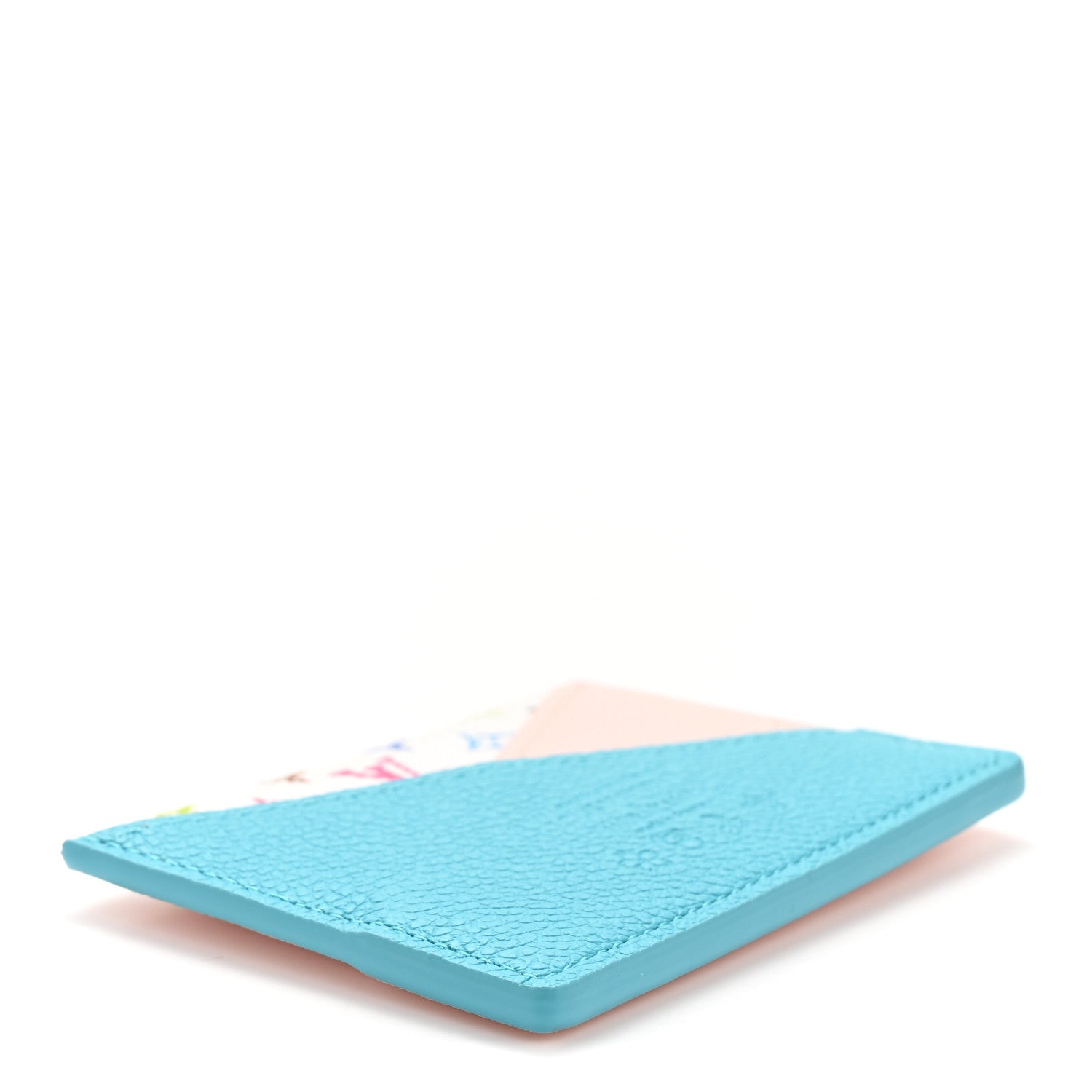 LV X TM Monogram Multicolor Criss-Cross  Holder Kabira Blue Rose
