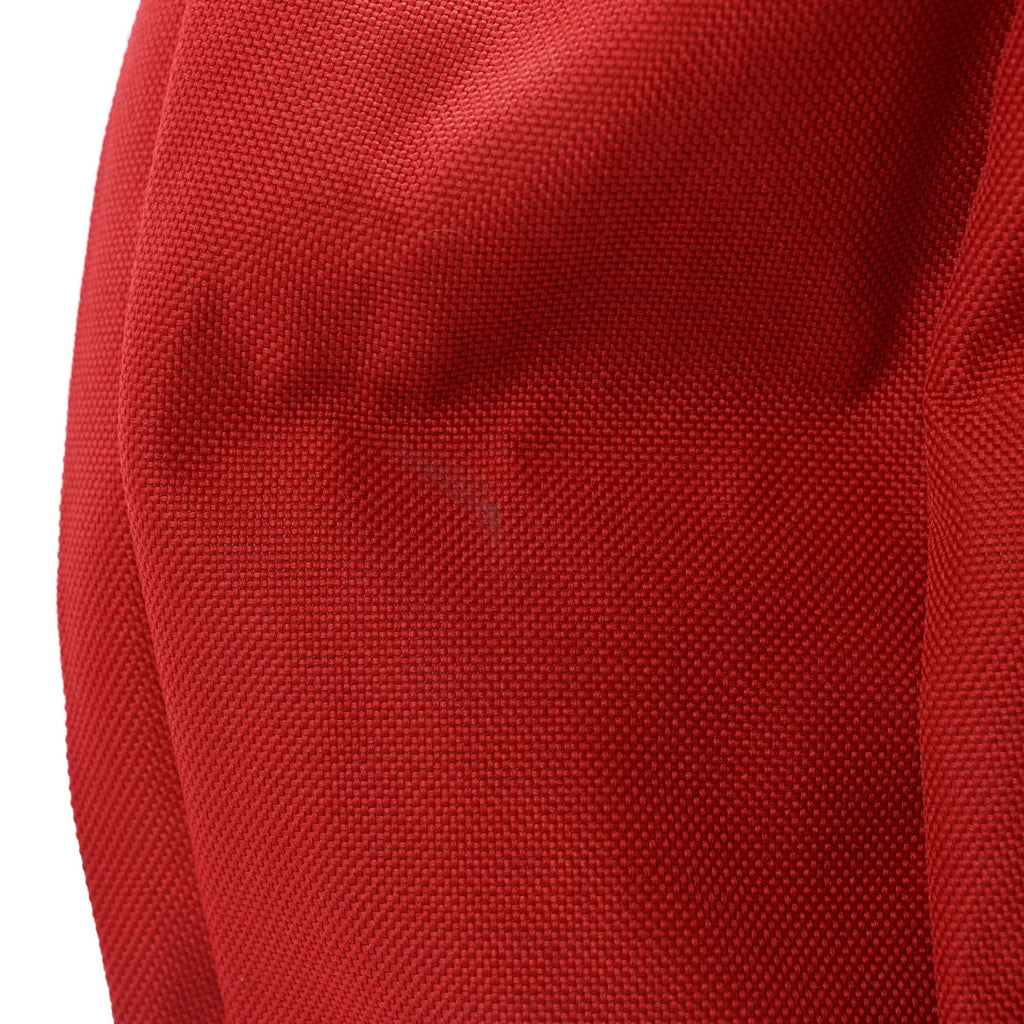 Canvas Quote Backpack Red White
