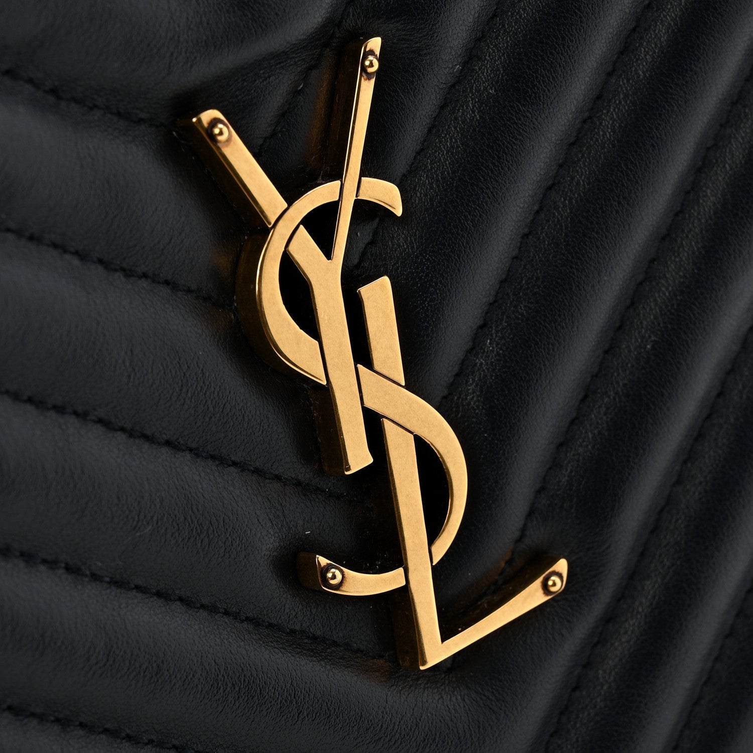 Calfskin Matelasse Monogram Lou Camera Bag Deep Marine