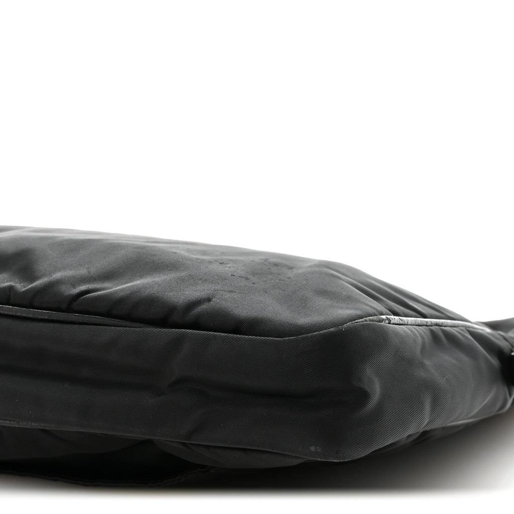 Saffiano Tessuto Nylon Small Briefcase Black