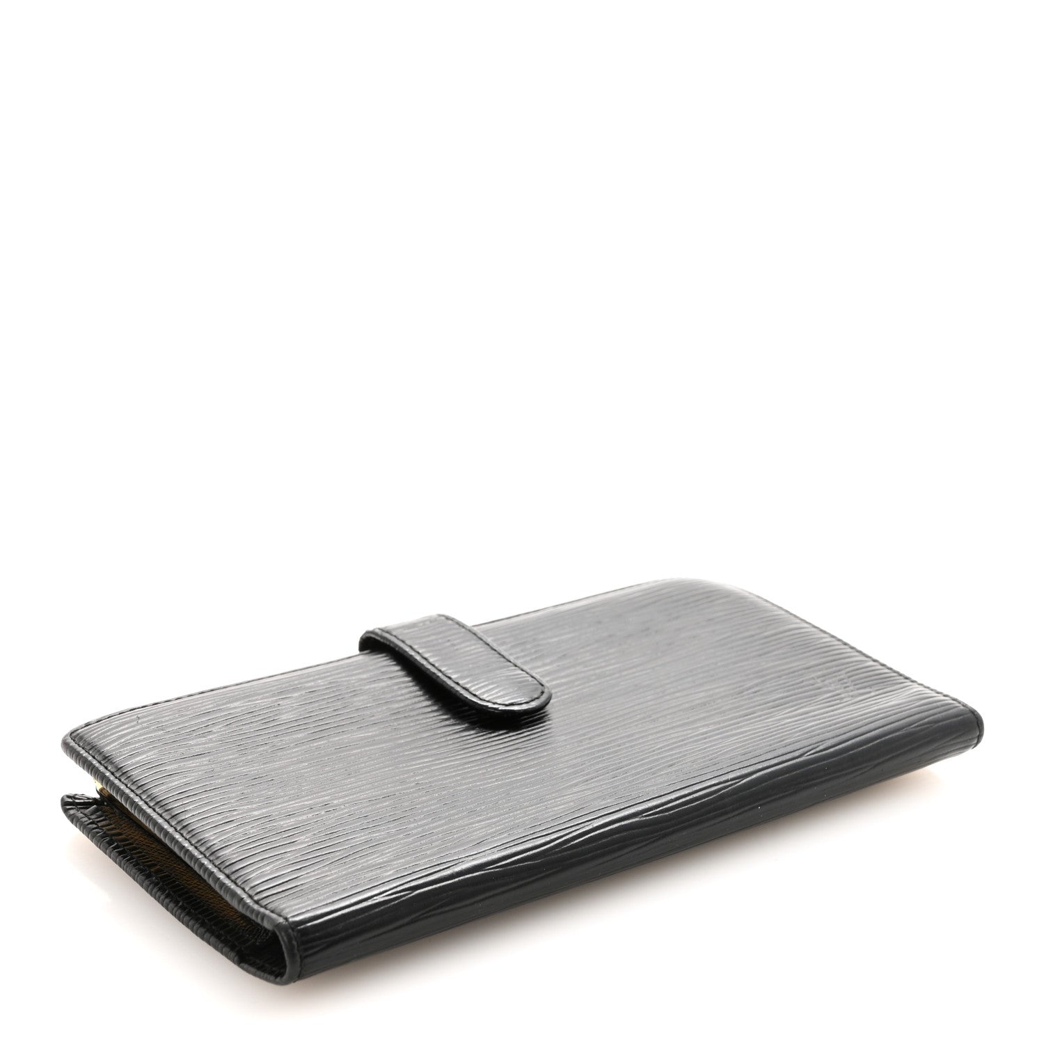 Epi Viennois Continental French Purse Wallet Black