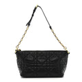 Lambskin Macrocannage DiorStar Hobo Bag Black