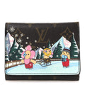 Monogram 2023 Christmas Animation Alpine Victorine Wallet Wisteria Pink