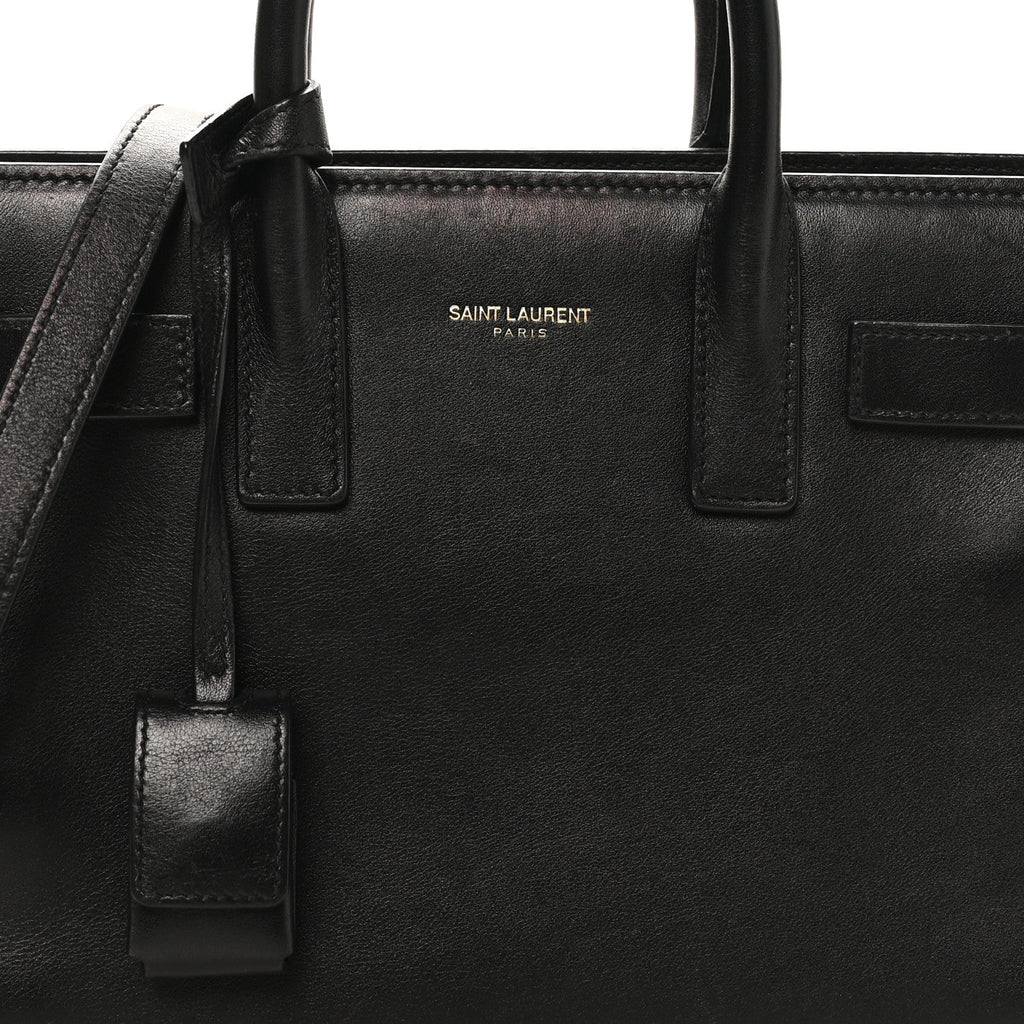 Calfskin Nano Sac De Jour Black