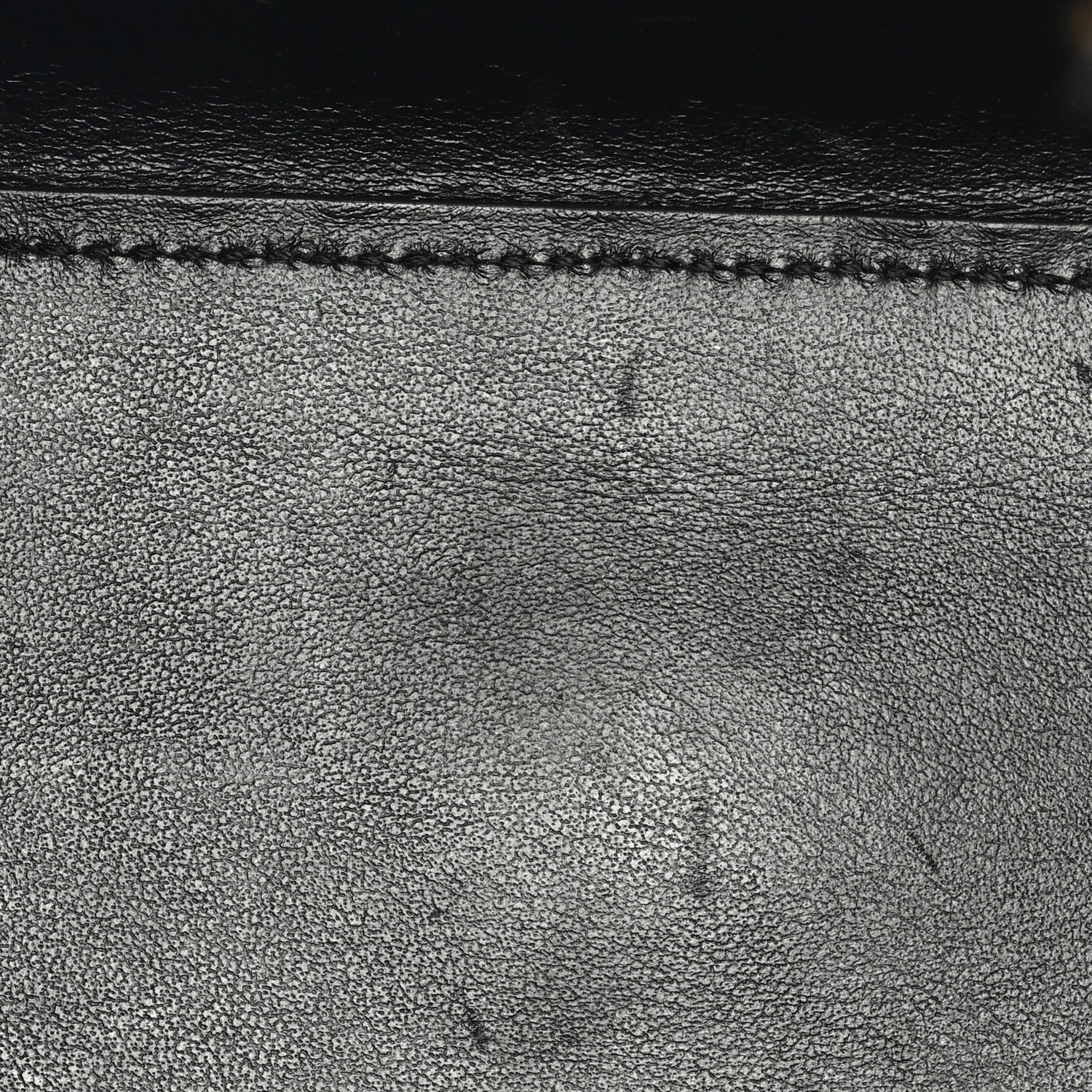 Calfskin Crocodile Embossed Nano Sac De Jour Black
