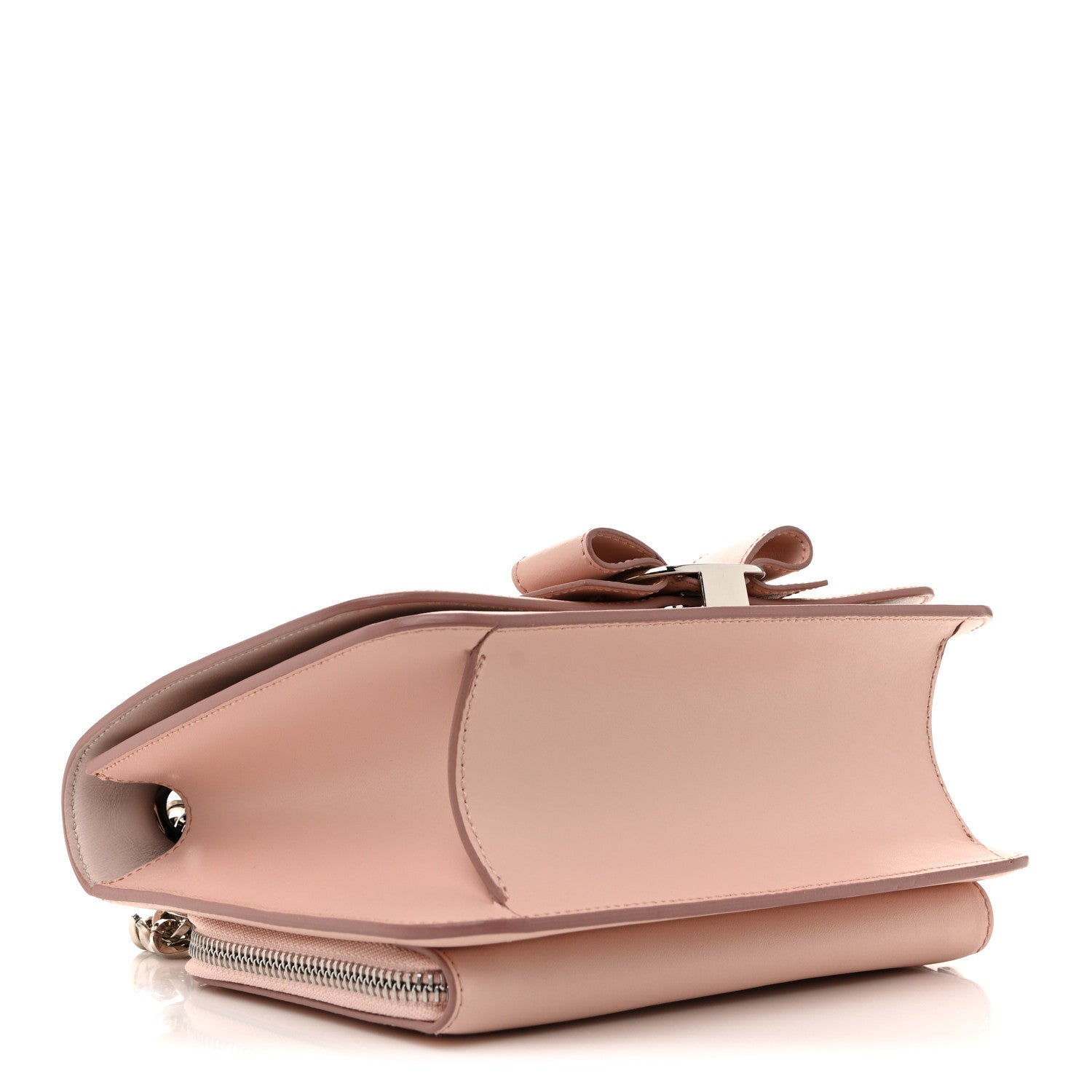 Smooth Calfskin Vara Bow Chain Flap Crossbody Bon Bon