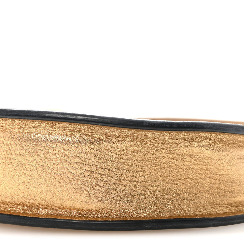 Metallic Grainy Calfskin Mini Vlogo Hobo Bag Gold