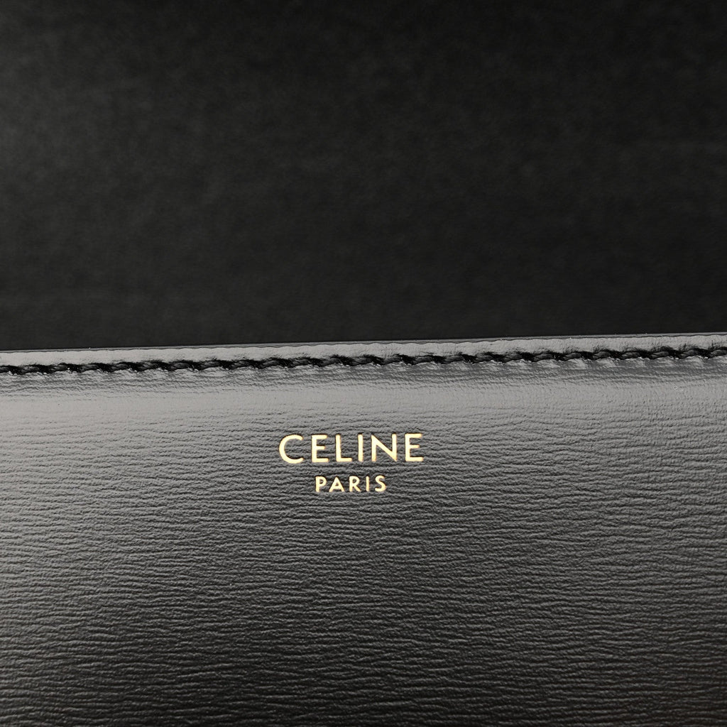 Shiny Calfskin Teen Triomphe Black