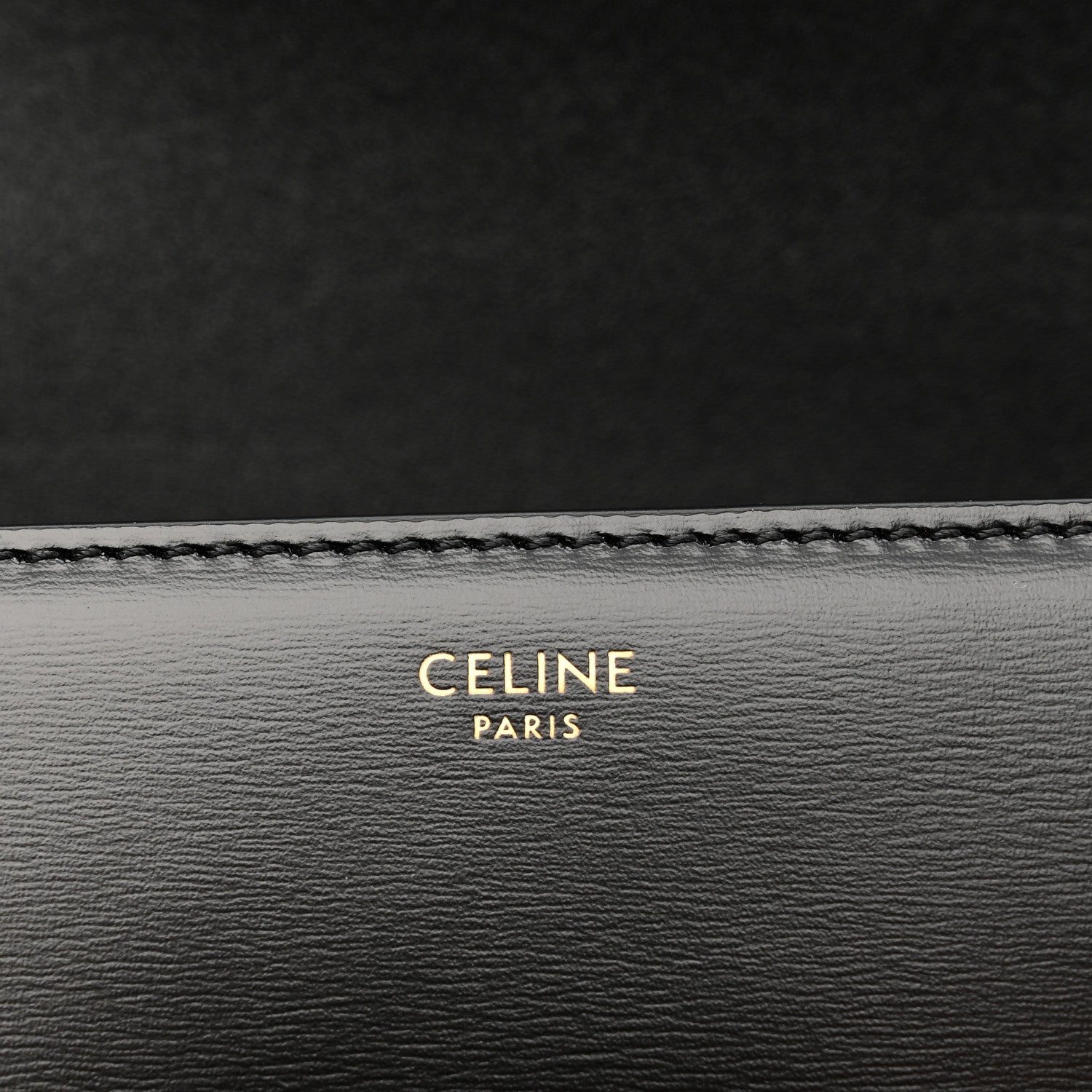 Shiny Calfskin Teen Triomphe Black