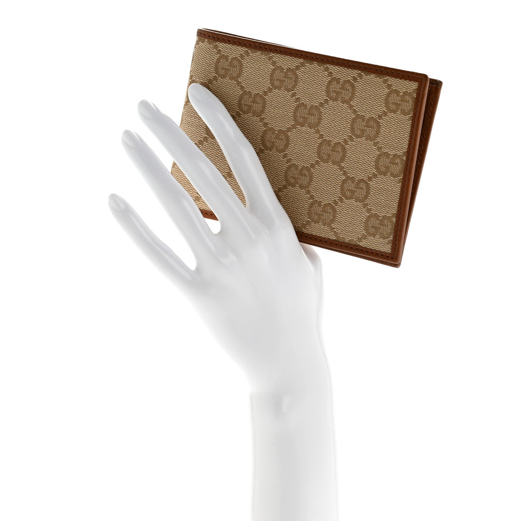 Monogram Bi-Fold Wallet Brown