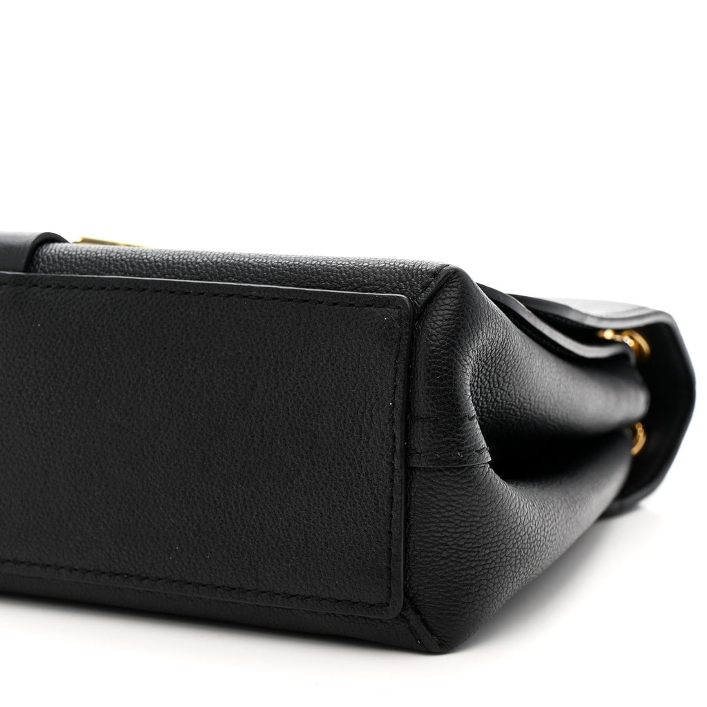 Monogram Cuir Plume Ecume Very Chain Bag Black