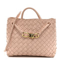 Nappa Intrecciato Small Andiamo Shoulder Bag Lotus