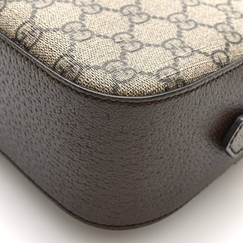 GG Supreme Monogram Web Neo Vintage Shoulder Bag Beige New Acero Crop