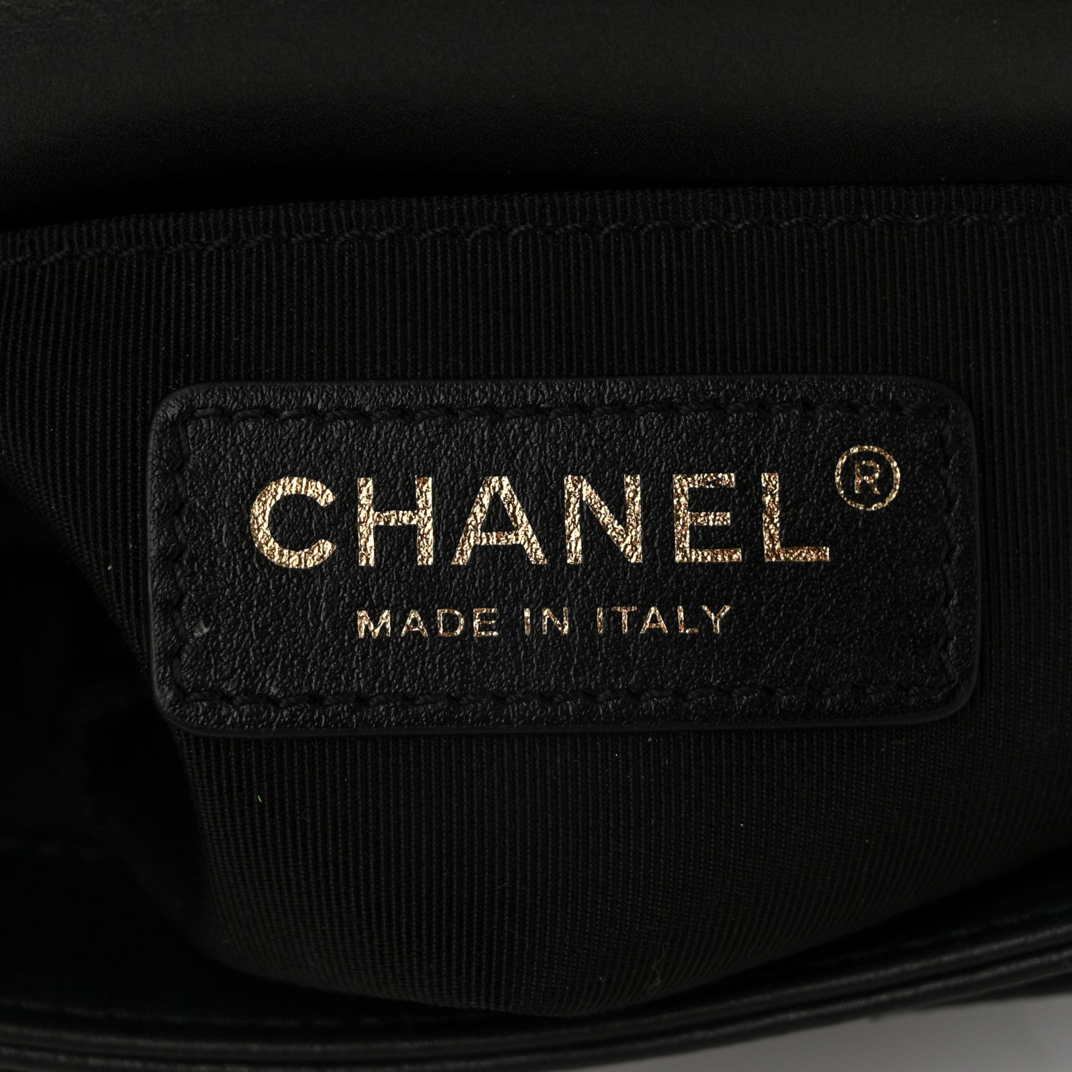 Calfskin Quilted Top Handle Flap Black