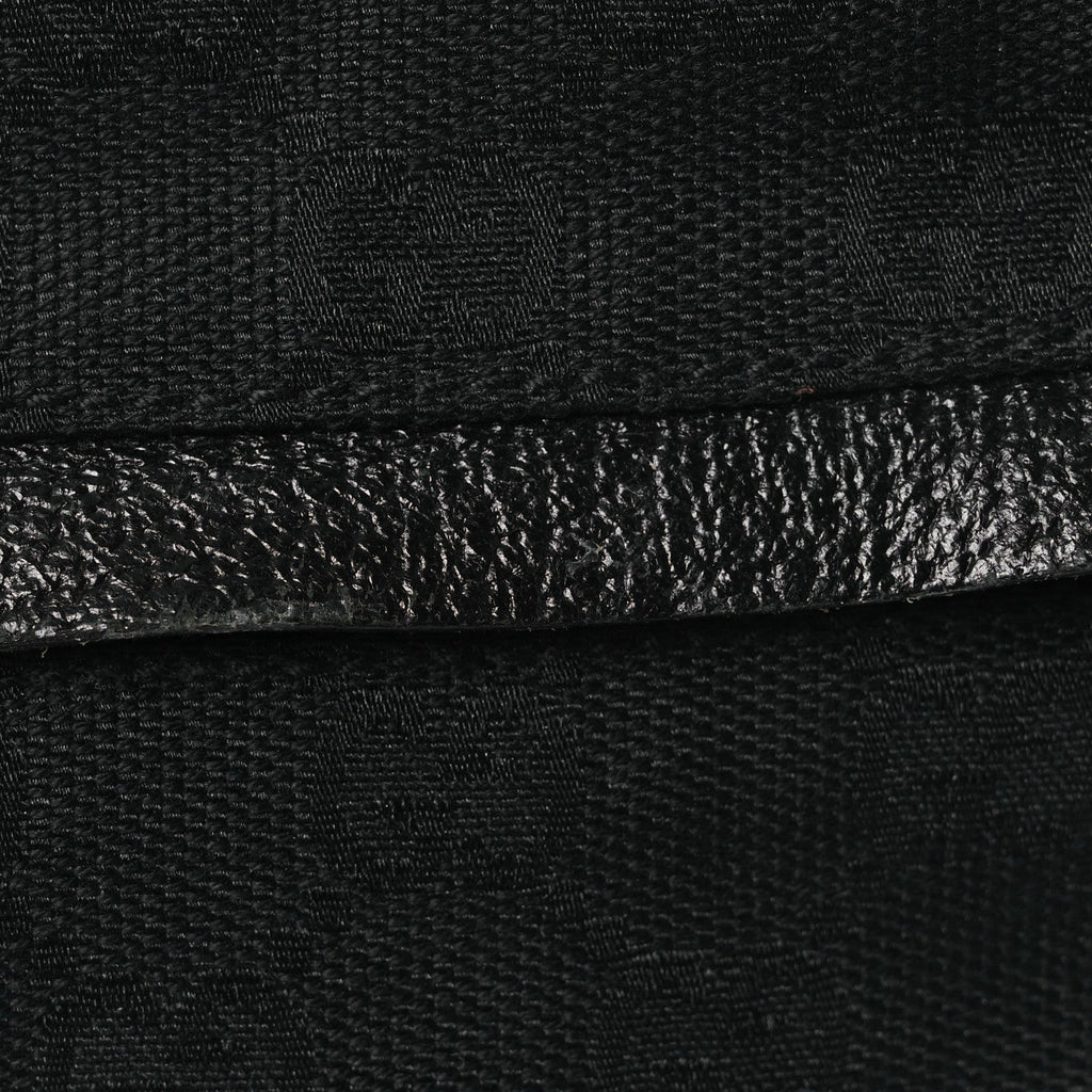 GG Monogram Double Pocket Belt Bag Black