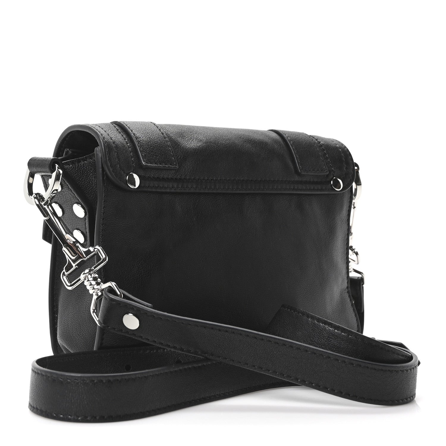 Lambskin PS1 Mini Crossbody Bag Black