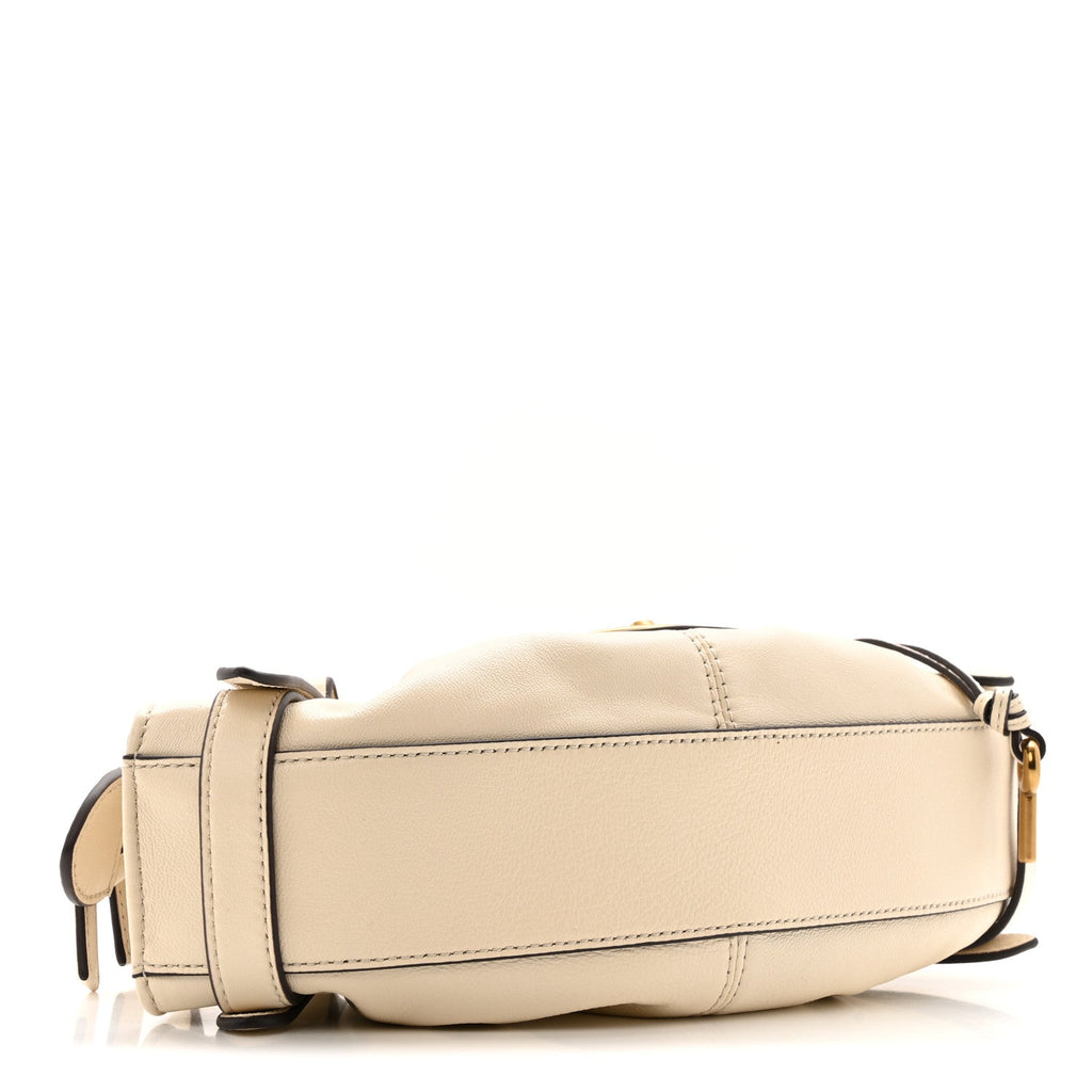 Calfskin Small The Cristina Satchel Ivory