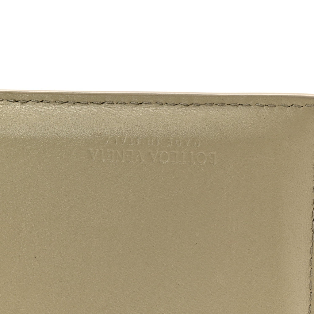 Nappa Maxi Intrecciato Cassette Zipped  Case Travertine