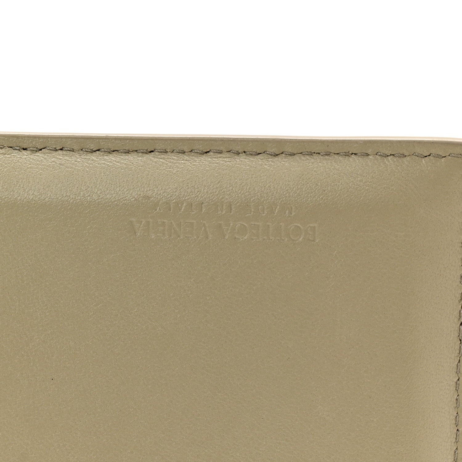 Nappa Maxi Intrecciato Cassette Zipped  Case Travertine