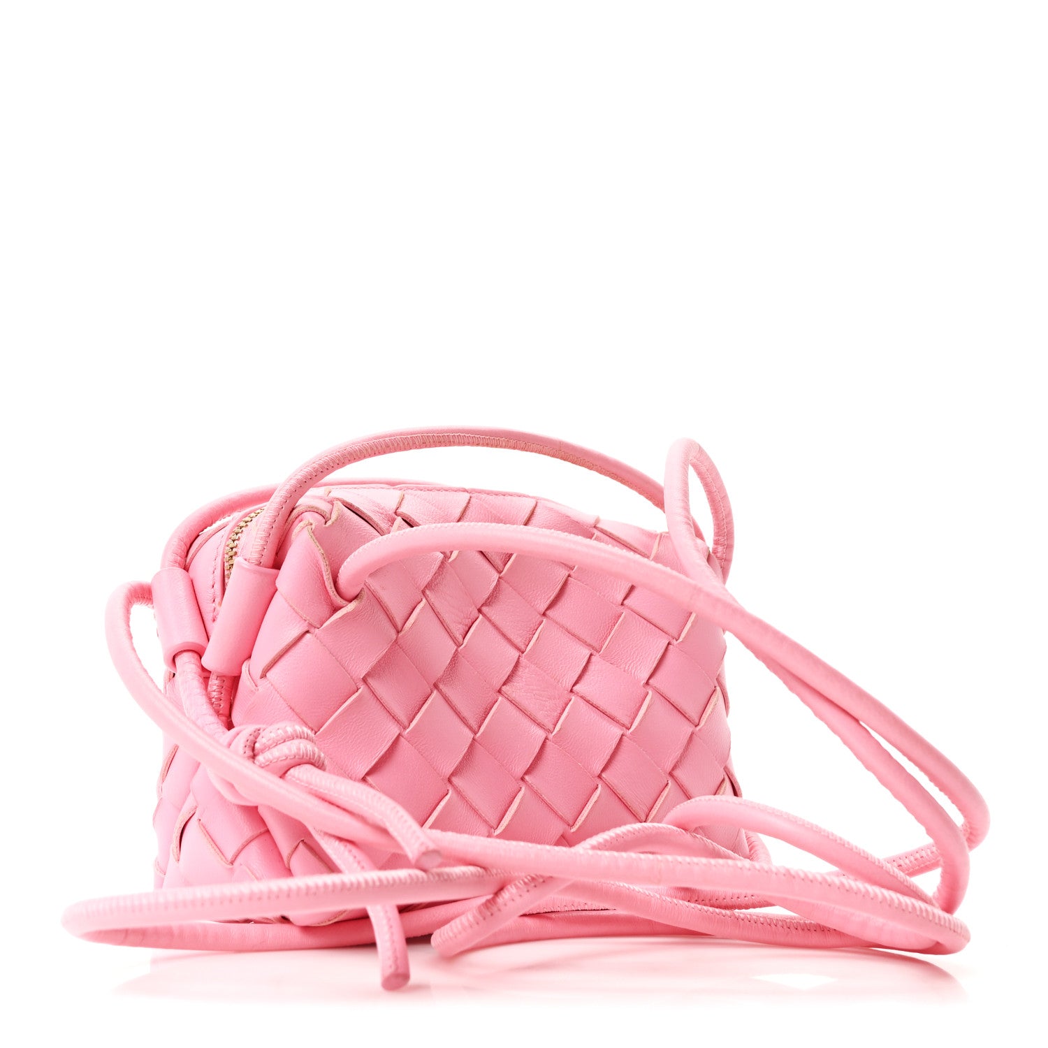Nappa Intrecciato Candy Loop Camera Bag Ribbon