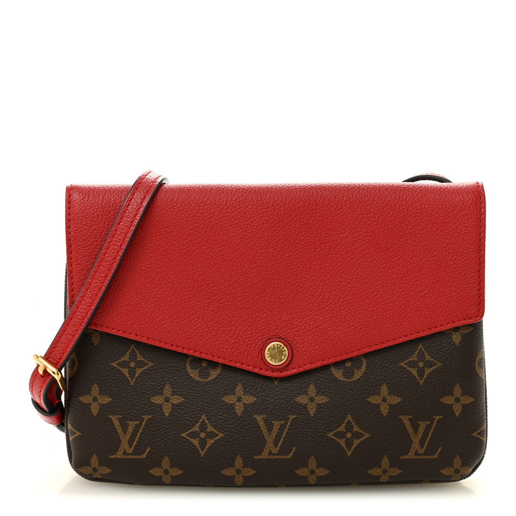 Monogram Twice Pochette Cherry