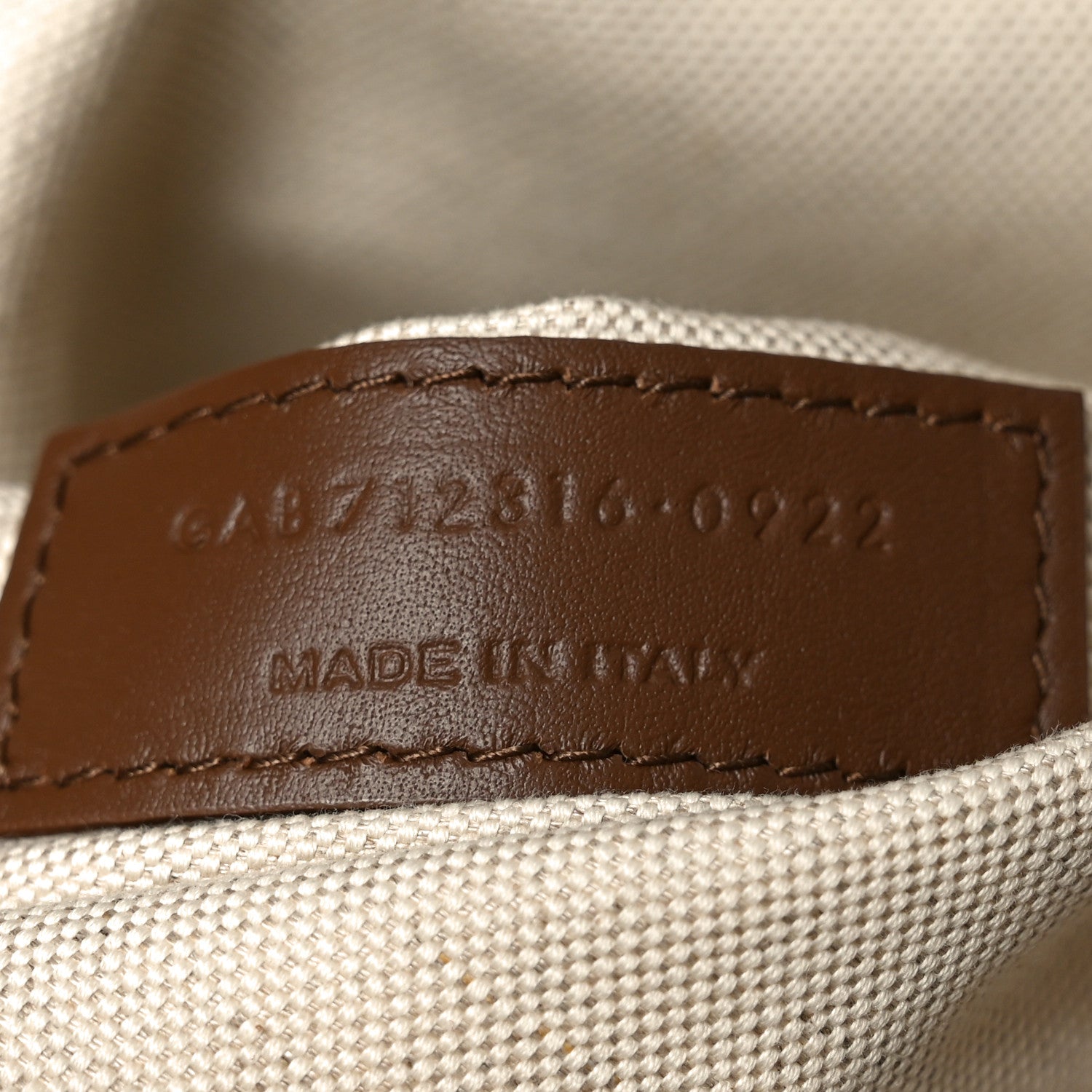 Suede Shearling Patchwork Monogram Giant Jamie Brown Beige