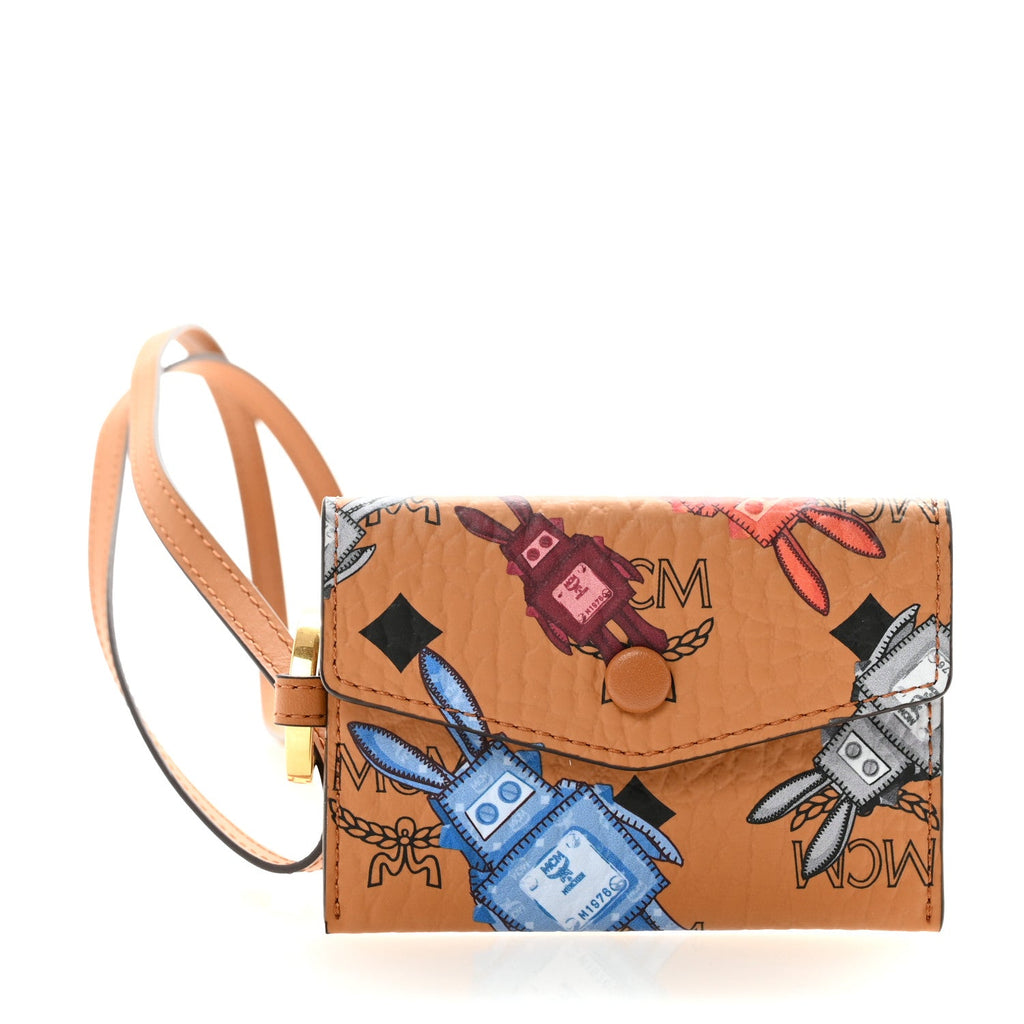 Visetos Rabot Aren Lanyard ID Wallet Cognac