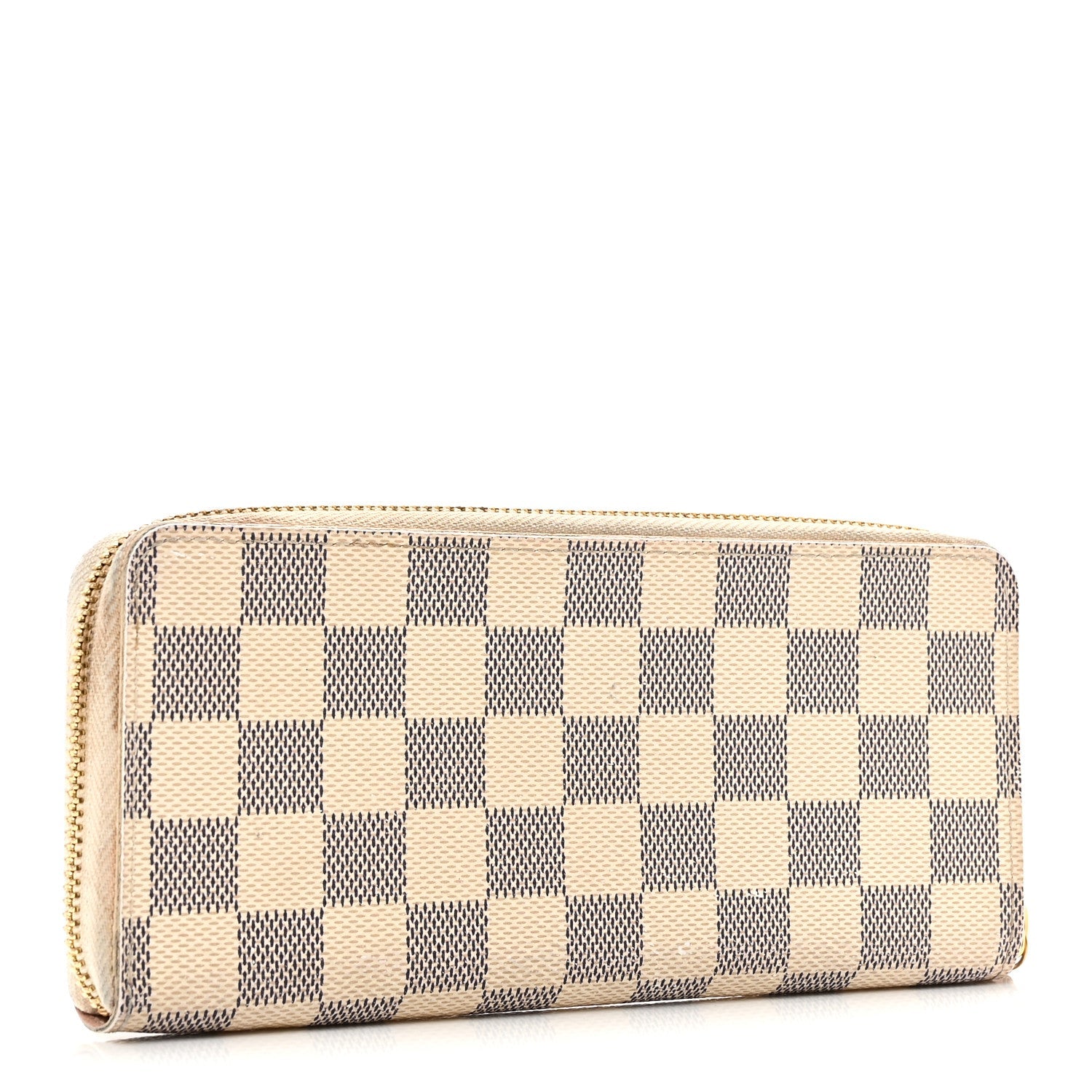 Damier Azur Clemence Wallet Rose Ballerine