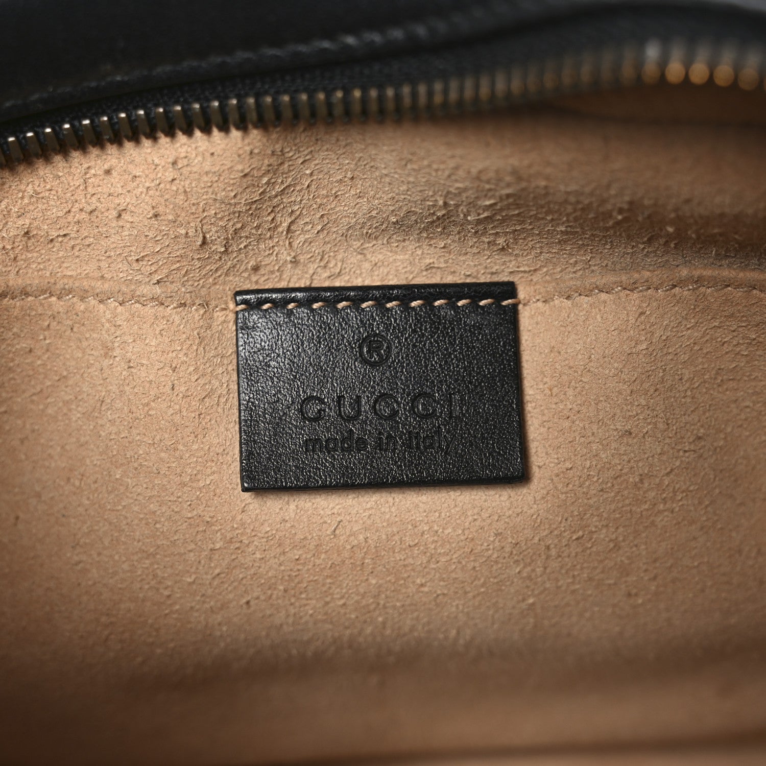 Calfskin Matelasse Small GG Marmont Chain Shoulder Bag Black