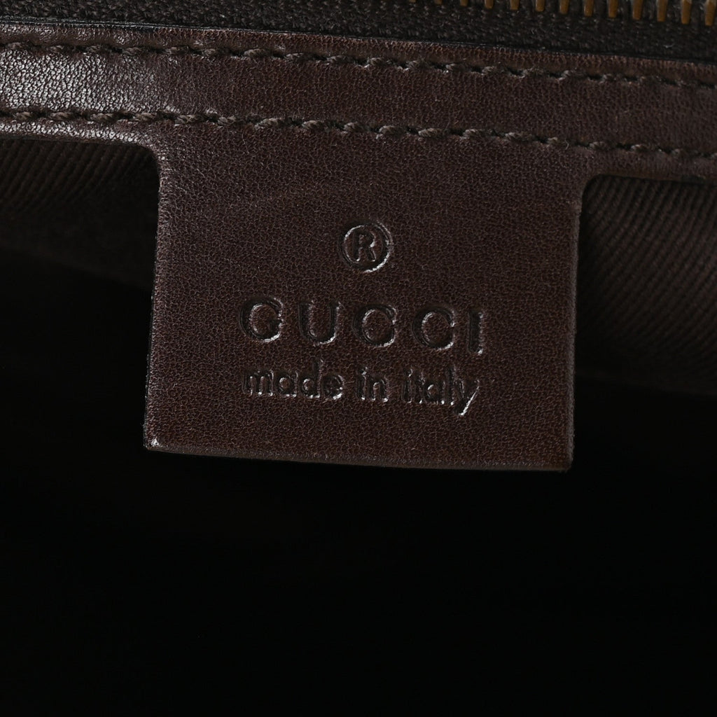 Monogram Braided Shoulder Bag Brown