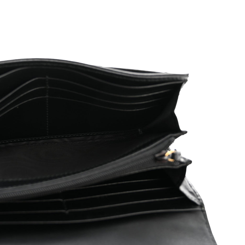 Calfskin Matelasse GG Marmont Continental Wallet Black
